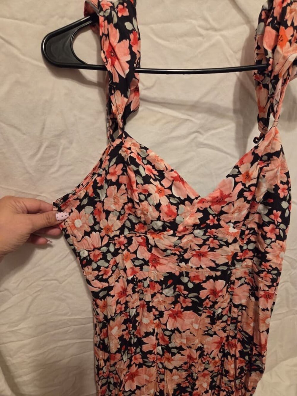 Rewind floral high low dress